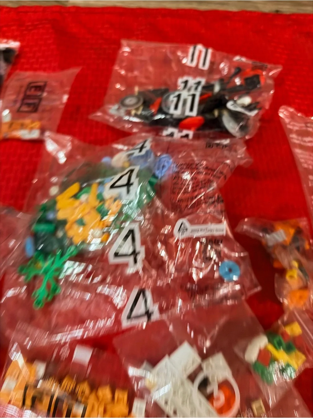 Misc new vintage Lego bags mixed